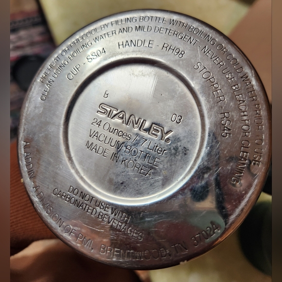 Vintage Stanley Classic Green Thermos Pair - Picture 7 of 10